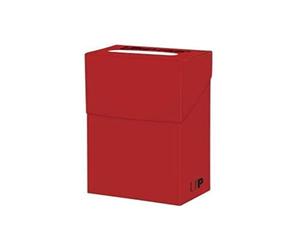 Ultra PRO : Up - Deck-Box | Accessoire cartes à collectionner | Capacité 75 cartes protégées | Rouge
