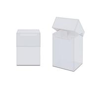 Asmodée - 81454 - Accessoire Carte À Jouer Et Collectionner - Boite Polydeck Pour 80 Deck Protectors - Blanc Nacre