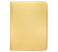 Ultra PRO - Vivid 9 poches zippées PRO Binder : (jaune) - Protège jusqu'à 360 cartes à collectionner, cartes de sport ou cartes de jeu précieuses, protection ultime des cartes