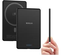 Ultra Slim External Battery Magsafe Wireless 5000mah Pd 20w Usb C Input & Output Battery Portable Quick Charge Compatible With Iphone 16/16 Plus/16 Pro/16 Pro Max, Iphone 16/15/14/13/12