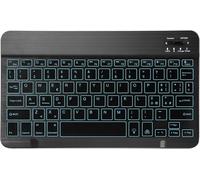 Ultra Slim Italian QWERTY Layout Backlit Keyboard for Any iOS, Android and Windows Operating System, Compatible with iPad Galaxy Tablet (Seamless Taster)