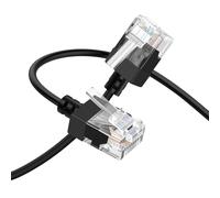 Ultra Slim RJ45 Cat6A Ethernet Cable 2M Thin Network UTP Cat6 High Speed 10Gbps 550MHz Cat 6 Patch Cable for Router,Modem,Xbox,Laptop,Servers