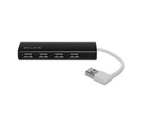 Belkin F4U042BT hub & concentrateur 480 Mbit/s Noir