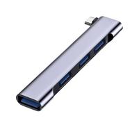 Ultra Slim USB - Port USB Hub, Hub Multiport Adaptateur | Certifié Stable Driver, Ports À Grande Vitesse, Rapide, Données Ethernet Type C, Centre pour Le De Données Rapide,