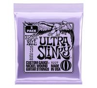Ernie Ball – Cordes pour guitare électrique – Ultra Slinky Nickel Wound – Pack de 3 – 10-48
