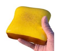 Ultra-Soft Squeeze Toy, Elastic Toast Shape, 10x6cm Party Favor with Fun Texture, Fidget Stress Reliever, Toy with Cute Design, Sensory Toys for Kids Adults Elastic Fidget Toys