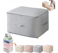 Ultra Space Saving Self Compression Organizer,Space Saving Self Compression Organizer,Self Compression Bag,Storage Bags with Zipper,Heavy Duty Moving Organizer Bags for Comforters (Grey,XL)