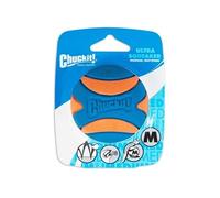 Chuckit! Balle Ultra Squeaker M en caoutchouc Ø 6,5 cm avec sifflet – pour chien