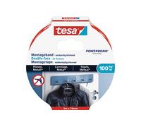 tesa Ruban de montage ULTRA STRONG 77747-00000-00 Powerbond 5 m x 19 mm Blanc
