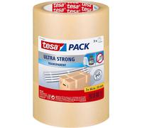 Ultra Strong-Ruban Adhésif D'emballage En Pvc Solide Et Sécurisé-Transparent-25 Mx50 Mm,Lot De 3