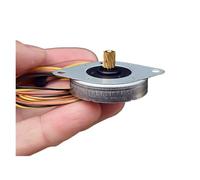 Ultra-thin 35MM Round Stepper electronic starter Precision 2-Phase 4-Wire Stepping electronic starter Step Angle 3.75 Degree DIY IDGTTLDF(Model B)