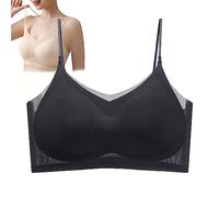 Ultra-Thin Ice Silk Lifting Bra, Soutien-Gorge sans Couture Ultra-Fin en Soie Glacée, Ice Silk Air Camisole de Sport sans Anneau en Acier pour Femmes, Respirant Doux