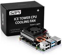 Ultra Thin Ice Tower Cooler for Raspberry Pi 4 Model B 1GB 2GB 4GB 8GB