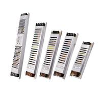 Ultra Thin LED Power Supply DC 12V 24V Lighting Transformers 25W 100W 150W 200W 350W 300W 400W AC 185-265V Driver For LED Strip(150W,12V)
