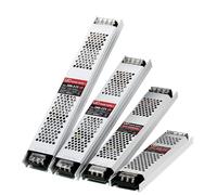 Ultra Thin LED Power Supply DC 12V 24V Lighting Transformers 60W 100W 150W 200W 300W 400W AC190-240V Driver For LED Strips(24V,400W)