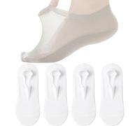 Ultra Thin Liner Socks Non Slip Combed Cotton No Show Socks, Summer Breathable Sock for Women Men
