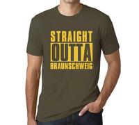 ULTRABASIC Homme Tee-Shirt Tout Droit Sorti De Braunschweig Straight Outta