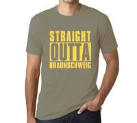 ULTRABASIC Homme Tee-Shirt Tout Droit Sorti De Braunschweig Straight Outta