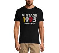 Ultrabasic T-shirt graphique pour homme Pièces originales 1993 31e anniversaire 31 ans cadeau 1993 vintage respectueux de l'environnement, Noir profond, 4XL