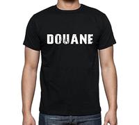 ULTRABASIC T-Shirt Homme Graphic Customs - Douane - Eco-Friendly Limited Edition T-Shirt Manches Courtes Vintage Anniversaire, Noir profond, S