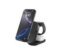 UltraCharge - Support de chargement sans fil - 3-en-1, magnétique, pliable, avec Qi2 + adaptateur secteur - 25 Watt - Fast Charge - noir