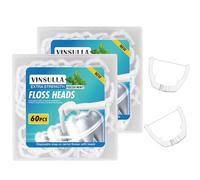 Ultraclean Access Flosser Mint Refill Heads 54 Count (lot de 2)