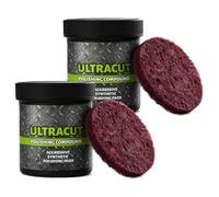 Ultracut Polishing Compound, All-In-One Surface Restoration Polish With Pad, Surface Restoration Polish With Pad, Multi-Surface Scratch Remover, For Metal,Marble And Stainless Steel (2PCS)