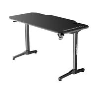 Ultradesk FRAG V3 Bureau d'ordinateur de Jeu - Table de Jeu en Acier - Espace pour Deux moniteurs - Formes futuristes - Espace pour Les Jambes et Plus - 140 x 60 cm - Noir