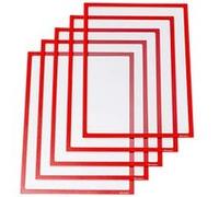 UltraDEX Dentifrice magnétique 889005 Objet pour DIN A4 Lot de 5 x 225 mm, rouge