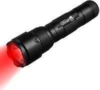 ULTRAFIRE 502R Lampe torche tactique à LED 630 nm avec zoom pour la chasse