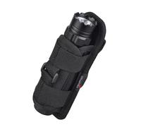 Ultrafire Flashlight Holster for LED Torch,Nylon Cover Pouch Case Bag for Tactical Torch,DutyFlashlight Holder with 360 Degrees Rotatable Clip Belt,Long Type