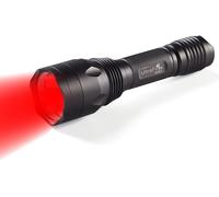 Ultrafire H-R3.283 Lumens Red Light Tactical Torch Light, 630 Nm Wavelength Professional Hunting Lamp Red Led Waterproof Torches