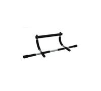 Ultrasport unisexe 4-1 Barre porte entraîneur haut corps, Montage sur porte appareil multifonctionnel pour barre traction à la maison et bureau, Gris et Noir