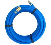 ULTRAFLEX 20B (SET) ø intérieur 6mm (1/4 pouce), longueur 3m - tuyau d'air comprimé avec raccord d'air comprimé et raccord enfichable, raccord 7.2, tuyau de compresseur, flexible, bleu