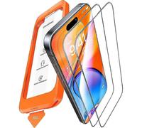 UltraGlass Unbreakable 9H+ Tempered Glass Screen Protector for 16 Pro 6.3" Full Coverage 2 Pack Longest Durable