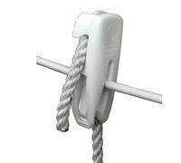 UltraGlozz UltraGlozz Fend Fix Lot de 2 Supports de Pare-battages pour Fil de Rampe Blanc Taille Unique EU