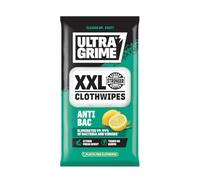 UltraGrime Lingettes antibactériennes | 40 lingettes extra larges - Chiffons de nettoyage antibactériens pour cuisine, toilettes, sols