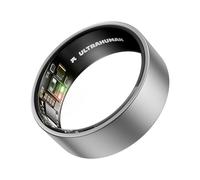 ULTRAHUMAN Ring AIR - Bague connectée de Suivi de santé, Choisissez d’Abord Votre Taille grâce au kit de Mesure ; Suivi du Sommeil ; Bague Intelligente pour Hommes et Femmes (Titane Brut, 9)