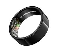 ULTRAHUMAN Ring AIR - Bague connectée de Suivi de santé, Choisissez d’Abord Votre Taille grâce au kit de Mesure ; Suivi du Sommeil ; Bague Intelligente pour Hommes et Femmes (Noir Aster, 7)