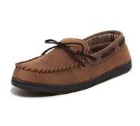 ULTRAIDEAS Chaussons Homme Mocassin Confortable Mousse à Mémoire Semelles Caoutchouc Antidérapantes pour Intérieur et Extérieur,Marron,46EU…