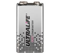 Ultralife 54081 6F22 /9V Block(U9VL-J-P) - Pile au lithium 9 V