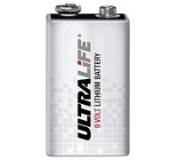 Ultralife U9VL-J-P 6LR61 Pile 6LR61 (9V) lithium 1200 mAh 9 V 1 pc(s)