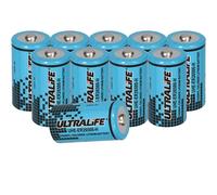 Ultralife UHE-ER26500 Lot de 10 piles Bobin Cellules rondes au lithium chlorure de thionyle 3,6 V 9,0 Ah