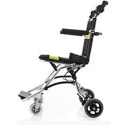 Ultralight Transport Machine De Déplacement De Fauteuil Roulant Mobile Confortable Pour L'Extérieur, Chaise D'Escalier Pliante Portable Voyageant Machine De Déplacement Pour Fauteuil Roulant Mobile