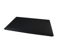 Ultralux Tapis de Sol Confortable Anti-Fatigue de qualité supérieure, Durable, Ergonomique et antidérapant, 2cm d'épaisseur 50x80cm Tapis de Support Multi-Usage pour la Maison et Le Bureau, Noir