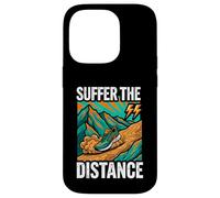 Ultramarathon Trail Running Suffer The Distance Coque pour iPhone 14 Pro