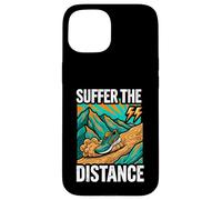 Ultramarathon Trail Running Suffer The Distance Coque pour iPhone 15