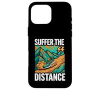 Ultramarathon Trail Running Suffer The Distance Coque pour iPhone 16 Pro Max