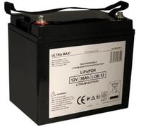 Ultramax Li36-12, 12v 36Ah Lithium Iron Phosphate, LiFePO4 Battery