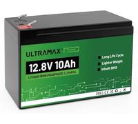 ULTRAMAX Neo Batterie rechargeable au lithium 12 V 10 Ah (UPS, Scooter, Ride on Toy Car, Stair Lift and more)